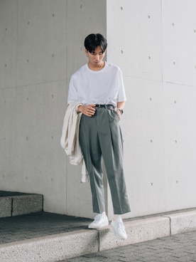 「COMMON PROJECTS（コモンプロジェクト）のアイテム」を使った、kanayamataiseiさん（メンズ・177cm）の春コーディネート