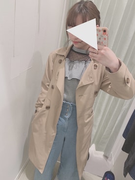 「aveil（アベイル）のアイテム（パンツ）」を使った、ayannさん（レディース・151cm）の春コーディネート