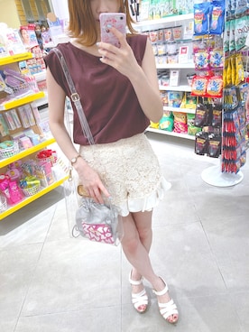 「Cocoonist（コクーニスト）のアイテム（財布/小物）」を使った、yuumiさん（レディース・158cm）の夏コーディネート