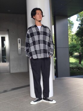 Narushima Yosukeさん（メンズ・172cm）の秋コーディネート