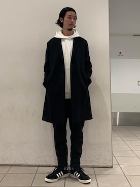 Narushima Yosukeさん（メンズ・172cm）の冬コーディネート