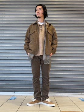 Narushima Yosukeさん（メンズ・172cm）の冬コーディネート