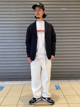 Narushima Yosukeさん（メンズ・172cm）の冬コーディネート