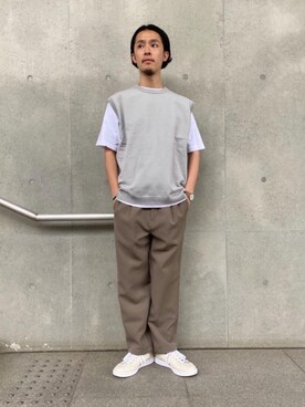 Narushima Yosukeさん（メンズ・172cm）の春コーディネート