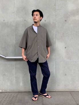Narushima Yosukeさん（メンズ・172cm）の夏コーディネート