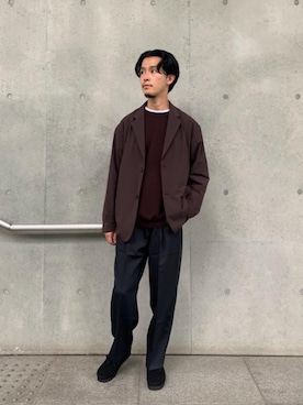 Narushima Yosukeさん（メンズ・172cm）の秋コーディネート