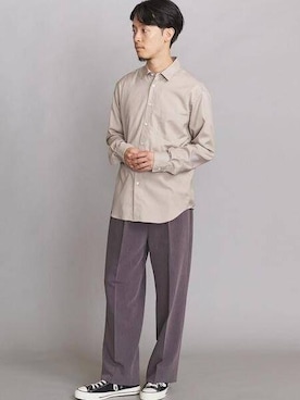 Narushima Yosukeさん（メンズ・172cm）の秋コーディネート