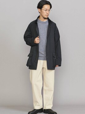 「BEAUTY&YOUTH UNITED ARROWS（ビューティーアンドユースユナイテッドアローズ）のアイテム（その他アウター）」を使った、Narushima Yosukeさん（メンズ・172cm）の冬コーディネート