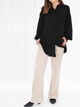 「Per sist ence（パーシエンス）のアイテム（パンツ）」を使った、Per sist enceさん（レディース・162cm）の冬コーディネート