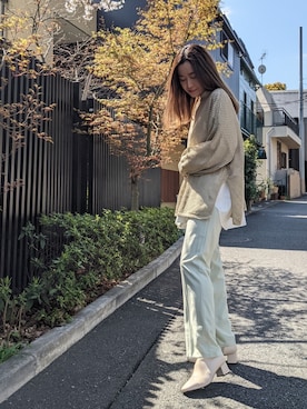「Per sist ence（パーシエンス）のアイテム（パンツ）」を使った、Per sist enceさん（レディース・162cm）の春コーディネート