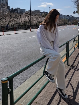 「Per sist ence（パーシエンス）のアイテム（パンツ）」を使った、Per sist enceさん（レディース・162cm）の春コーディネート
