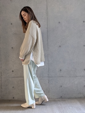「Per sist ence（パーシエンス）のアイテム（パンツ）」を使った、Per sist enceさん（レディース・162cm）の春コーディネート