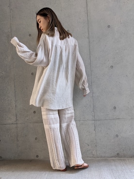 「Per sist ence（パーシエンス）のアイテム（パンツ）」を使った、Per sist enceさん（レディース・162cm）の春コーディネート