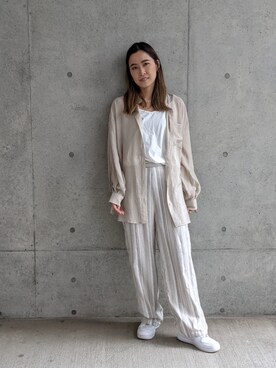 「Per sist ence（パーシエンス）のアイテム（パンツ）」を使った、Per sist enceさん（レディース・162cm）の春コーディネート