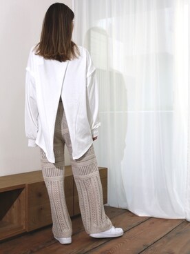 「Per sist ence（パーシエンス）のアイテム（パンツ）」を使った、Per sist enceさん（レディース・162cm）の春コーディネート