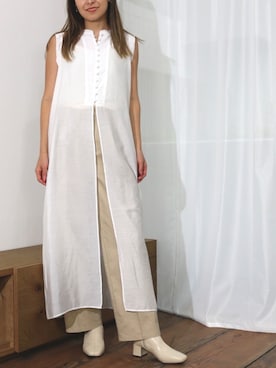 「Per sist ence（パーシエンス）のアイテム（パンツ）」を使った、Per sist enceさん（レディース・162cm）の春コーディネート
