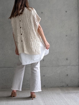 「Per sist ence（パーシエンス）のアイテム（パンツ）」を使った、Per sist enceさん（レディース・162cm）の春コーディネート