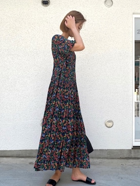 「LANDWARDS（ランドワーズ）のアイテム」を使った、吉田歩美さん（レディース・174cm）の夏コーディネート