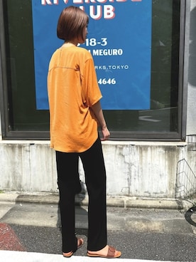 吉田歩美さん(レディース・174cm)の秋コーディネート