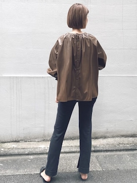 吉田歩美さん（レディース・174cm）の秋コーディネート