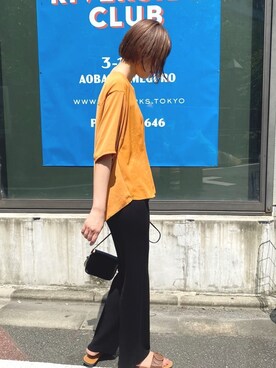 吉田歩美さん(レディース・174cm)の夏コーディネート