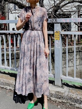 ワンピース ドレスを使った アニマル柄 の人気ファッションコーディネート Wear