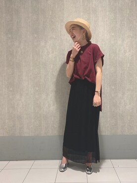 「BEAMS（ビームス）のアイテム（パンプス）」を使った、☺︎なーこじこじ☺︎さん（レディース・158cm）の秋コーディネート