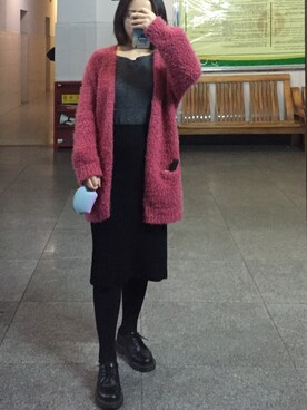 「ZARA KIDSのアイテム（ピーコート）」を使った、lys水妞さん（レディース・150cm）の春コーディネート