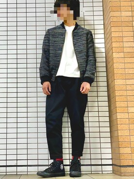 「GGD（ジージーディー）のアイテム（ジャケット/アウター）」を使った、kentaさん（メンズ・171cm）の冬コーディネート
