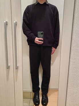 「lot holon（ロットホロン）のアイテム（スラックス）」を使った、kentaさん（メンズ・171cm）の春コーディネート