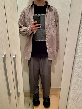 「CLANE（クラネ）のアイテム（スウェット）」を使った、kentaさん（メンズ・171cm）の春コーディネート