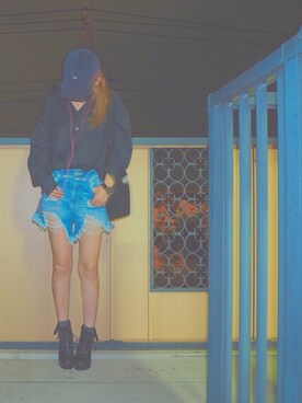 「VENCE（ヴァンス）のアイテム（パンツ）」を使った、なっちさん（レディース・153cm）の秋コーディネート