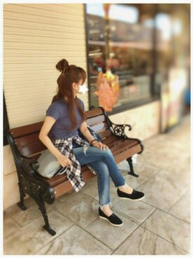 s◡̈➽❥さん（レディース・154cm）の秋コーディネート