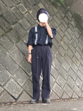 「JACOB JENSEN（ヤコブイェンセン）のアイテム」を使った、かんぱんさん（メンズ・169cm）の夏コーディネート