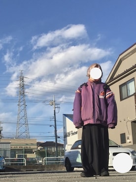 「ボッパー」｜かんぱんさん（メンズ・169cm）の冬コーディネート