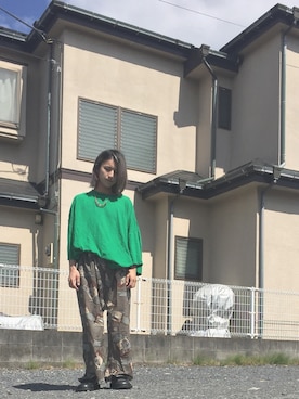「BellyButton（ベリーボタン）のアイテム」を使った、かんぱんさん（メンズ・169cm）の夏コーディネート