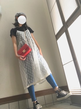 「present（プレゼント）のアイテム（バッグ）」を使った、maaさん（レディース・174cm）の秋コーディネート