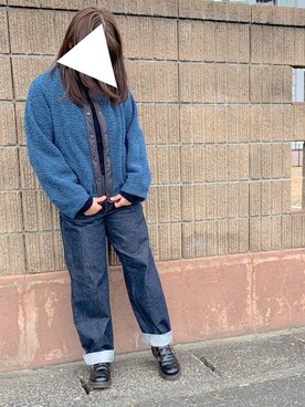「POU DOU DOU（プードゥドゥ）のアイテム（ブルゾン）」を使った、ささん（レディース・160cm）の冬コーディネート
