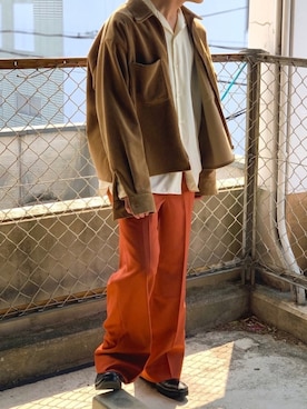 「BEN DAVIS（ベンデイビス）のアイテム（ジャケット/アウター）」を使った、Kotaさん（メンズ・167cm）の春コーディネート