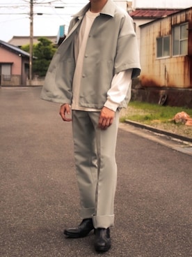 「neonsign」｜「アイテム（ジャケット/アウター）」を使った、Kotaさん（メンズ・167cm）の春コーディネート