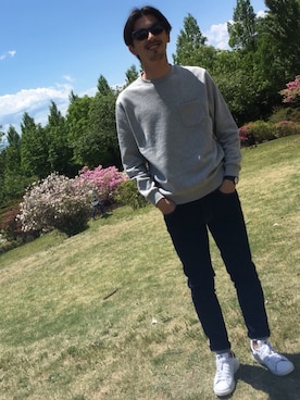 「URBAN RESEARCH Sonny Label（アーバンリサーチサニーレーベル）のアイテム（スウェット）」を使った、sachioさん（メンズ・182cm）の秋コーディネート