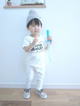 「マヨコーデ」｜takeさん（キッズ・90cm）の夏コーディネート