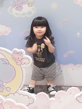 はゆ‪☺︎‬さん（キッズ・80cm）の夏コーディネート