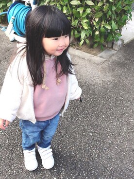 はゆ‪☺︎‬さん（キッズ・80cm）の秋コーディネート