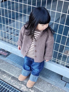 はゆ‪☺︎‬さん（キッズ・80cm）の冬コーディネート