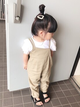 はゆ‪☺︎‬さん（キッズ・90cm）の夏コーディネート