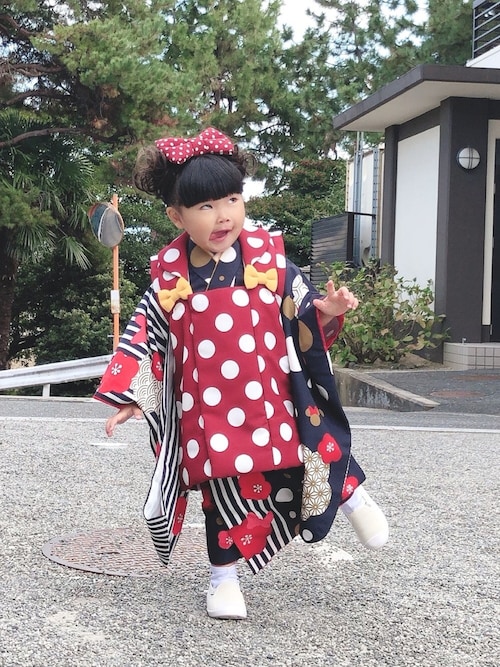 はゆ Disneyの着物を使ったコーディネート Wear