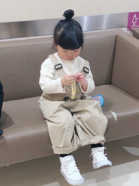 はゆ‪☺︎‬さん（キッズ・90cm）の冬コーディネート