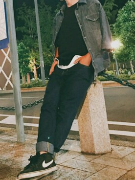 「NIKEスニーカー」｜けんさん（メンズ・165cm）の秋コーディネート