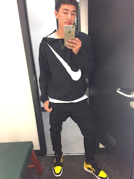 「Jordan」｜「アイテム（その他トップス）」を使った、Tyruさん（メンズ・174cm）の春コーディネート